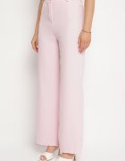 allyson Set Costum Roz Vestă cu nasturi decorativi și Pantaloni Filuenna