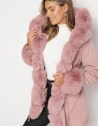 alnwick Geacă Parka Roză cu blăniță și șnur Hegade
