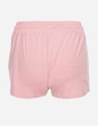 alnwick Pantaloni scurți roz din bumbac cu elastic în talie și șnur decorați cu imprimeu Istalia