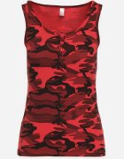 alnwick Top Roșu Din bumbac Camo Wiarae