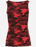 alnwick Top Roșu Din bumbac Camo Wiarae