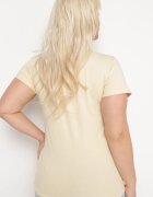 alnwick Tricou bej de bumbac cu imprimeu decorativ Littana