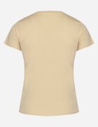 alnwick Tricou bej de bumbac cu imprimeu decorativ Littana