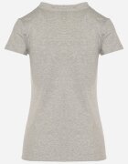 alnwick Tricou Gri din bumbac cu nasturi metalici Cariena