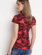 alnwick Tricou roșu de bumbac camuflaj Navaria