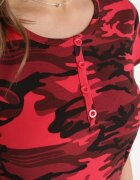 alnwick Tricou roșu de bumbac camuflaj Navaria