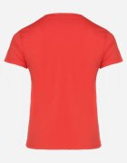 alnwick Tricou roșu de bumbac cu imprimeu decorativ Littana
