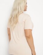 alnwick Tricou Roz cu Inscripție Decorativă Elimetis