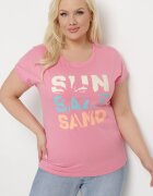 alnwick Tricou Roz cu inscripție în față Vanneli