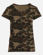 alnwick Tricou Verde închis De bumbac Camuflaj Navaria