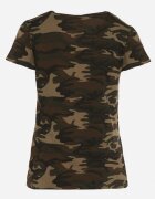 alnwick Tricou Verde închis De bumbac Camuflaj Navaria