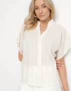 ambitionfly Cămașă Bej închis Din bumbac cu Broderie Decorativă Teladwena