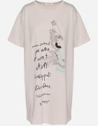 ambitionfly Rochie bej deschis tip cutie din viscoză și imprimeu decorativ Amoara