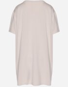 ambitionfly Rochie bej deschis tip cutie din viscoză și imprimeu decorativ Amoara