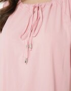ambitionfly Rochie Roz Tip cutie din bumbac Decorată cu nasturi Amovella