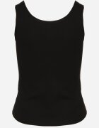 ambitionfly Top Negru cu Bumbac și Imprimeu Decorativ Viannaes