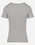 ambitionfly Tricou Gri Vâscoză în Stil Clasic Belreti
