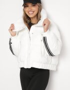 ann gissy Geacă Albă Matlasată tip Oversize cu elastic și buzunare Zinnova