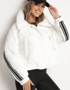 ann gissy Geacă Albă Matlasată tip Oversize cu elastic și buzunare Zinnova
