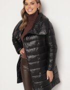ann gissy Jachetă Negră Matlasată Nikessa