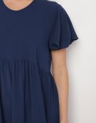 ann gissy Rochie Albastru marin cu croială evazată din vâscoză Filastia
