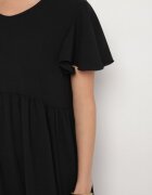 ann gissy Rochie Neagră cu croi evazat cu viscoză Filastia