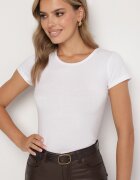 ann gissy Tricou Alb Clasic Din Bumbac Zeiola