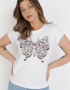 ann gissy Tricou Alb Pallekaia