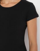 ann gissy Tricou Clasic Din bumbac Negru Zeiola