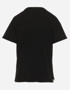 ann gissy Tricou negru de bumbac cu imprimeu decorativ Jalliana