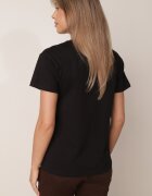 ann gissy Tricou Negru Din Bumbac cu Croială Clasică Iridessae