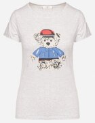aosen Tricou Cenușiu din bumbac cu imprimeu Rusolia
