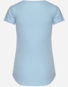 aosen Tricou Clasic Albastru deschis din Bumbac Decorat cu Imprimeu Getantia