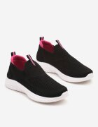apawwa Adidași sport Negru-Fuchsia Slip-on din plasă cu talpă din spumă Eldriva
