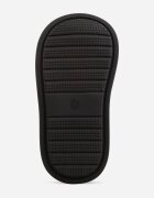 apawwa Botine Casual în Stil Chelsea cu Vârf Larg Dionne Negre
