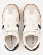 apawwa Încălțăminte Sport Bej și Negru Sneakers în Stil Tenis Aurarenna