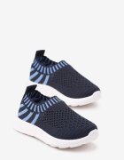 apawwa Pantofi Sport Adidași Bleu marin-Albastru cu Dungi Liramesa