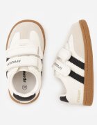 apawwa Pantofi Sport Bej Adidași cu Branț din Piele Naturală și Barete Petogenia