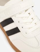 apawwa Pantofi Sport Bej Sneakerși cu Branț din Piele și Curele Fyrora