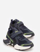 apawwa Pantofi Sport Bleumarin Sneakers cu Motiv Geometric Hythia