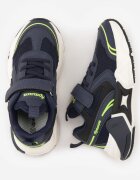 apawwa Pantofi Sport Bleumarin Sneakers cu Motiv Geometric Hythia