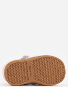 apawwa Pantofi Sport Mov Sneakers cu branț din piele naturală și curele Petogenia