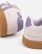 apawwa Pantofi Sport Mov Sneakers cu branț din piele naturală și curele Petogenia