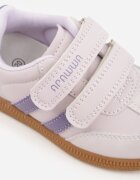 apawwa Pantofi Sport Mov Sneakers cu branț din piele naturală și curele Petogenia