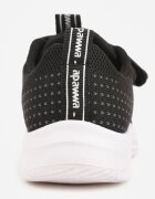 apawwa Pantofi Sport Negru-Alb Sneakers cu Perforații și Talpă în Relief Uriltora