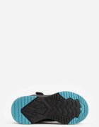 apawwa Pantofi Sport Negru-Bleumarin Sneakers cu Model Geométric Phalilopei