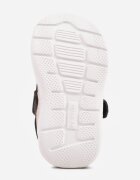 apawwa Pantofi Sport Negru-Violet Sneakers cu Talpă Groasă cu Ornamente Metalice Salanore