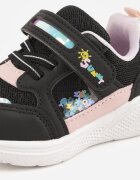 apawwa Pantofi Sport Negru-Violet Sneakers cu Talpă Groasă cu Ornamente Metalice Salanore