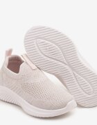 apawwa Pantofi Sport Roz Sneakers cu Partea Superioară Elastică Liasoria