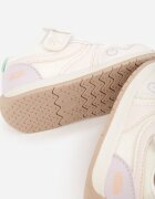apawwa Pantofi Sport Sneakers Bej cu branț din piele și aplicații 3D Calonisse